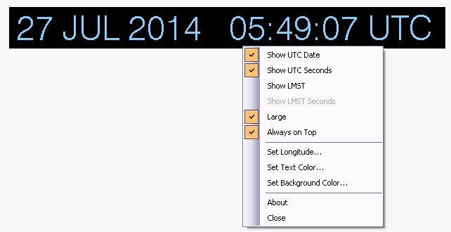 a utc clock beside regular clock on taskbar of win xp